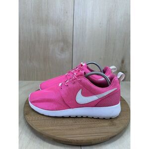 Nike Roshe Run Hyper Pink White Athletic Running Shoes Womens Size 8.5 (7y)